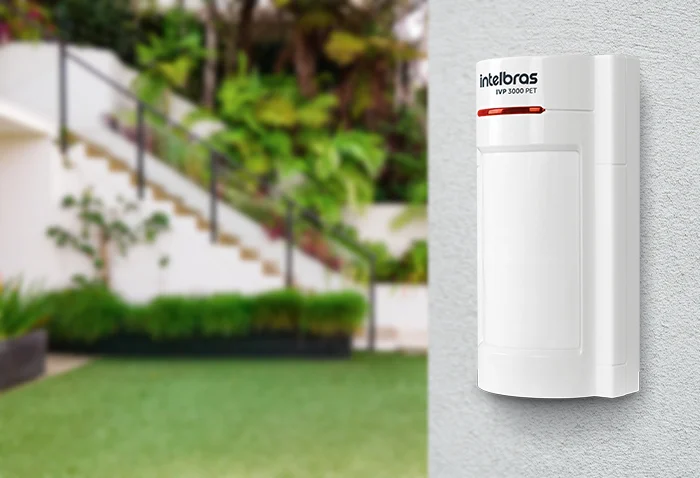 Sensor de movimento infravermelho passivo IVP 3000 PET Intelbras