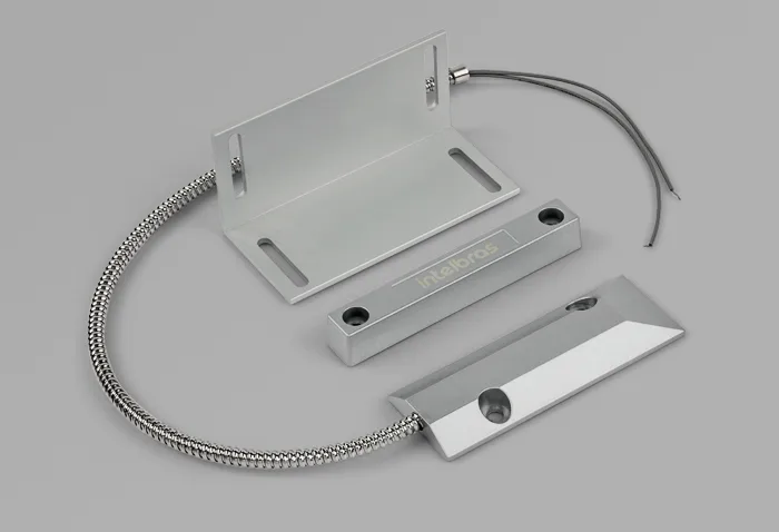 Sensor magnético de abertura com fio XAS Porta de Aço SP Intelbras