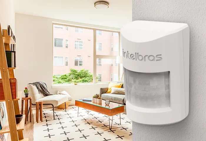 Sensor de movimento infravermelho passivo IVP 1000 PET Intelbras