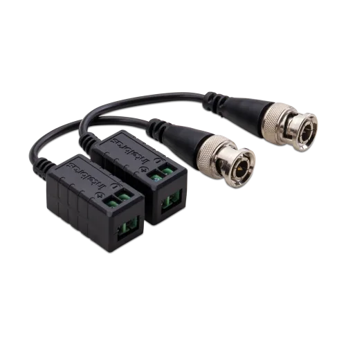 Transformador balun passivo de vídeo (01 par) VB 301 P Intelbras